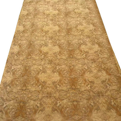เหรียญทอง Madrone Burl Veneer 4 * 8 ฟุต ราคาสูง เหรียญทอง Madrone Burl Veneer เฟอร์นิเจอร์ แผ่นผนัง ประตู ไม้ veneer