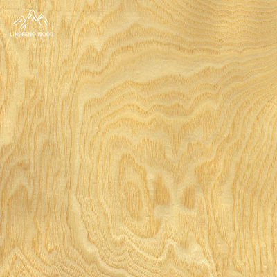 กระบวนการตัดแบบ Swirl สำหรับไม้วีเนียร์ไม้แอช หนา 0.45 มม. สำหรับเกรด B/AB/A/AA