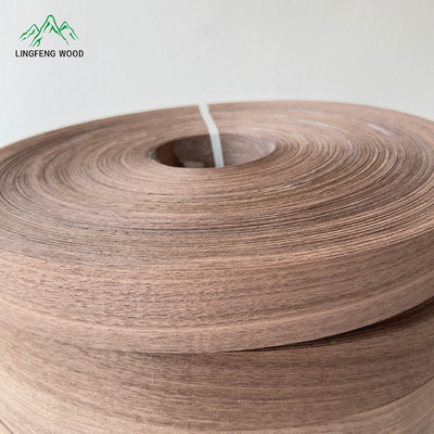Natural Wood Walnut Wood Edge Banding 0.45mm with Customizable Thickness and FSC Certification